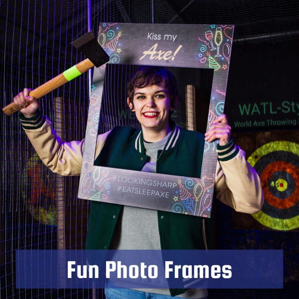 Fun photo frames to remember your party